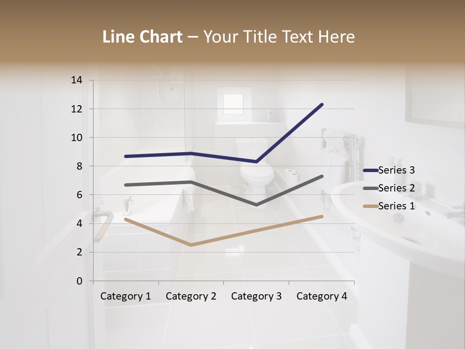 Bathroom Sink Shower Loo Toilet Bath Sink PowerPoint Template