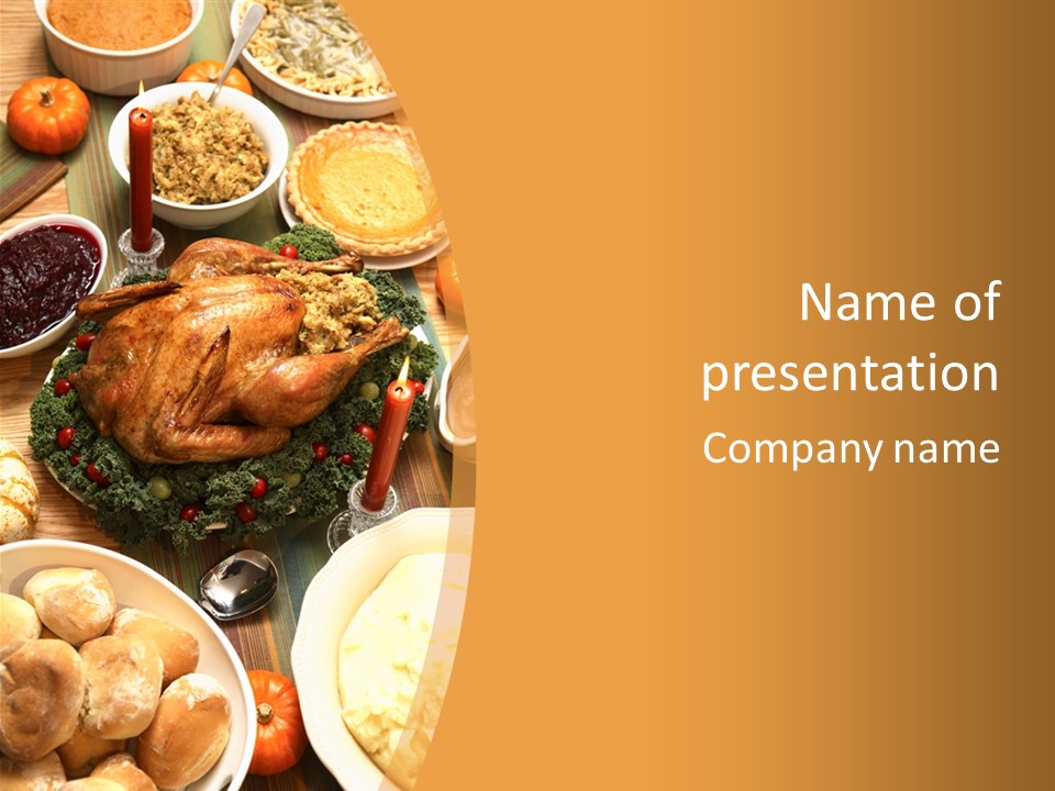 Thanksgiving Feast PowerPoint Template