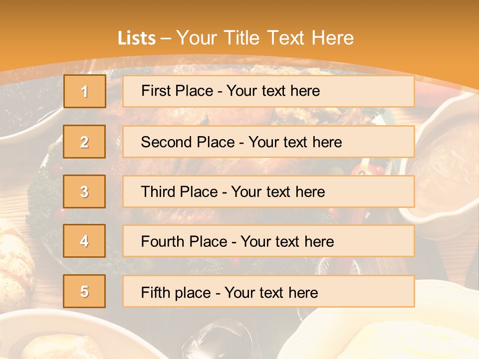 Thanksgiving Feast PowerPoint Template