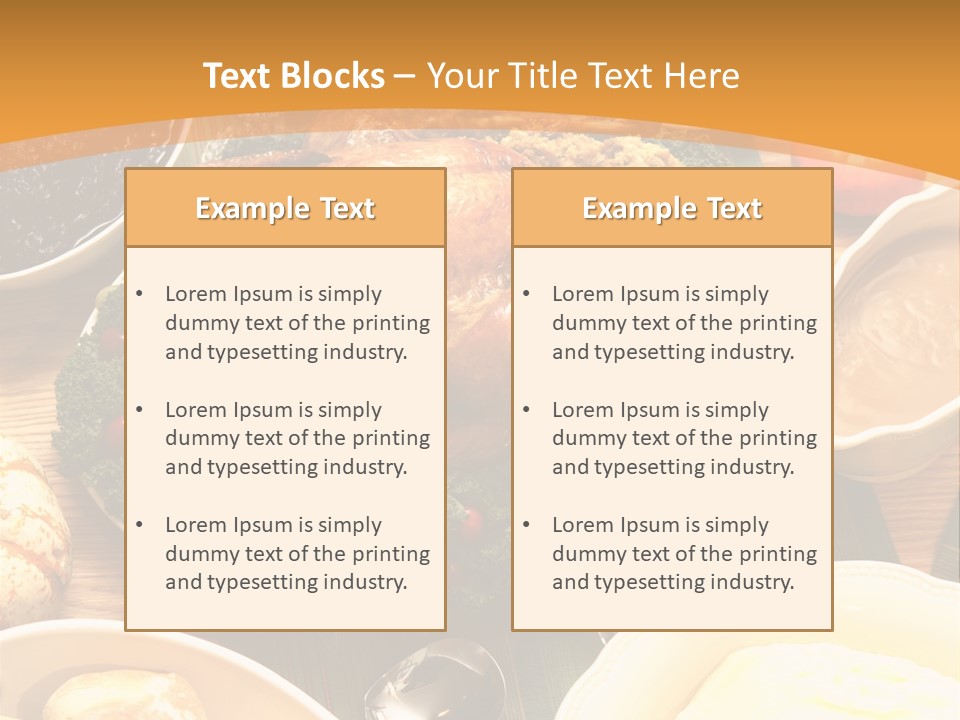 Thanksgiving Feast PowerPoint Template