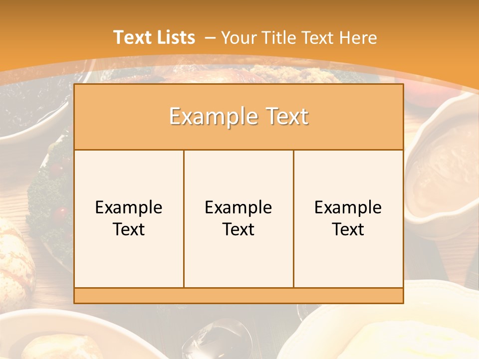 Thanksgiving Feast PowerPoint Template