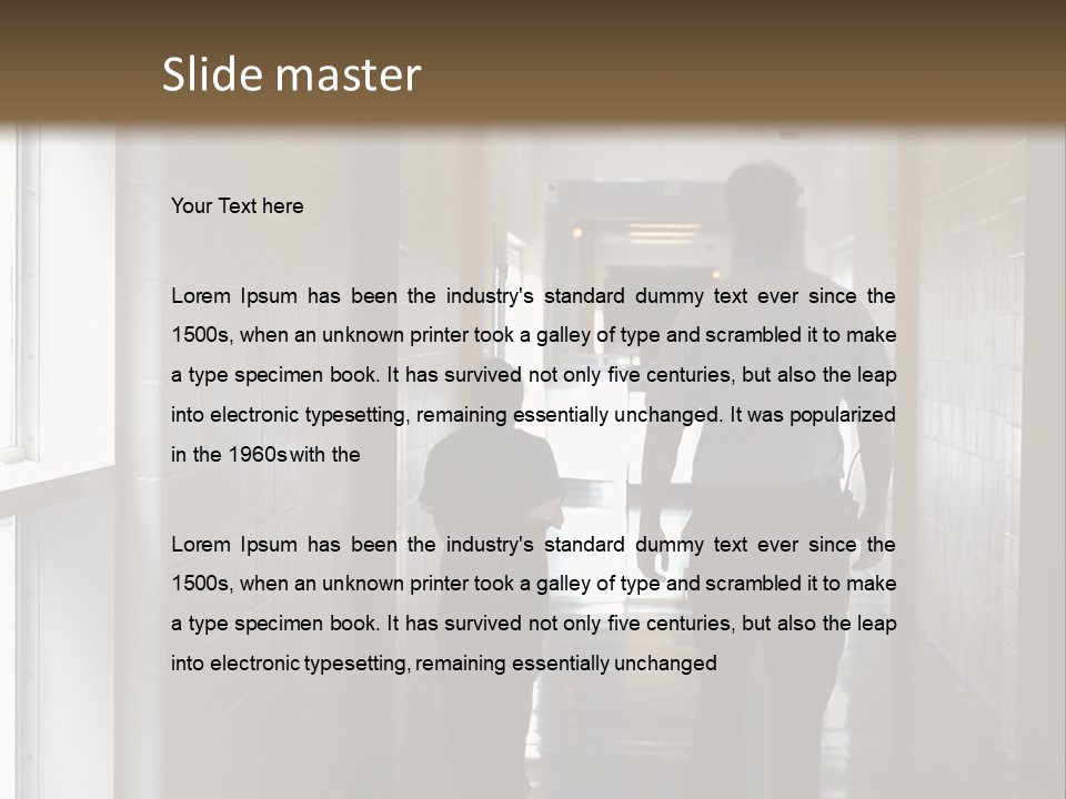 Escort Of Juvenile Offender PowerPoint Template