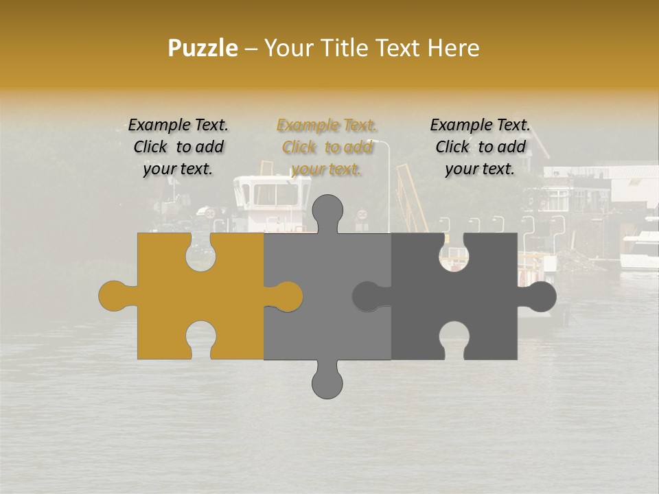 Lake Windermere Ferry, Windermere, England PowerPoint Template