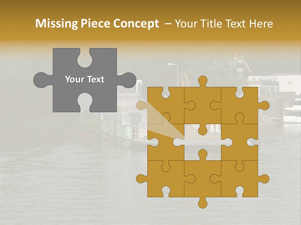 Lake Windermere Ferry, Windermere, England PowerPoint Template