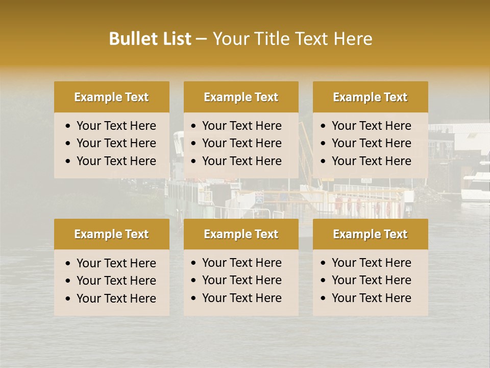 Lake Windermere Ferry, Windermere, England PowerPoint Template