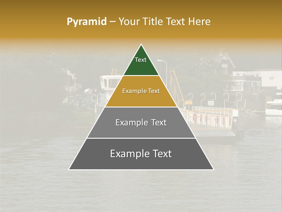 Lake Windermere Ferry, Windermere, England PowerPoint Template