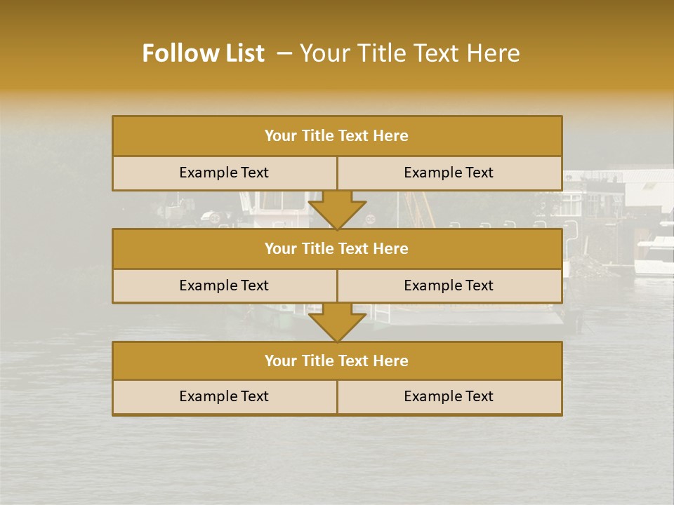 Lake Windermere Ferry, Windermere, England PowerPoint Template