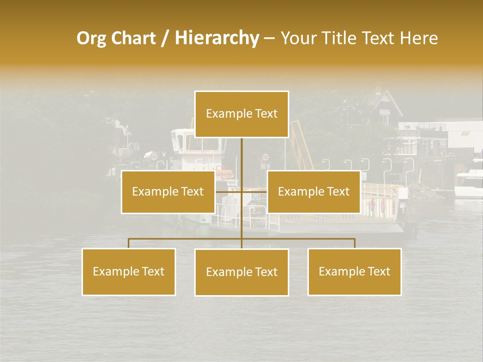 Lake Windermere Ferry, Windermere, England PowerPoint Template