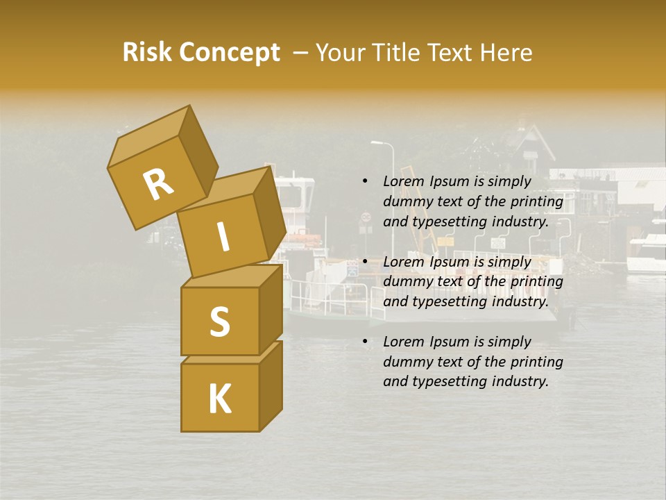 Lake Windermere Ferry, Windermere, England PowerPoint Template