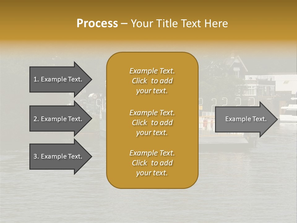 Lake Windermere Ferry, Windermere, England PowerPoint Template