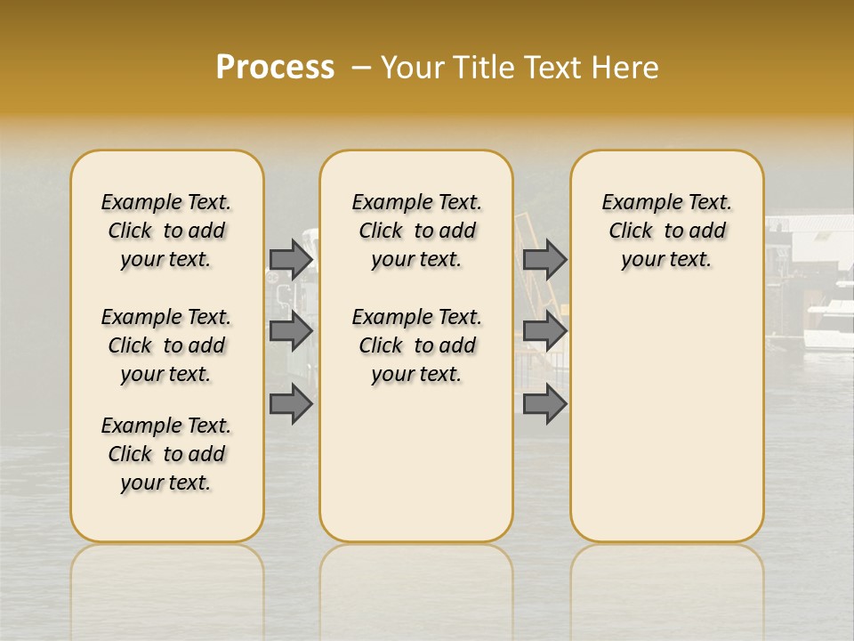 Lake Windermere Ferry, Windermere, England PowerPoint Template