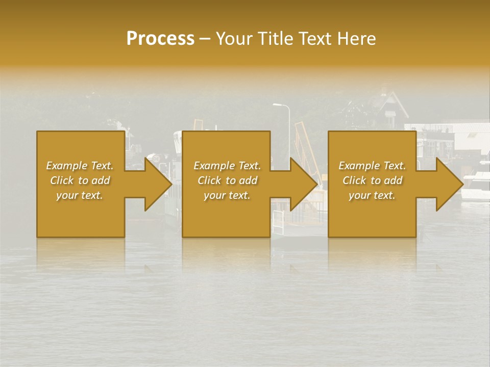 Lake Windermere Ferry, Windermere, England PowerPoint Template