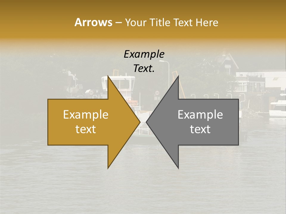 Lake Windermere Ferry, Windermere, England PowerPoint Template