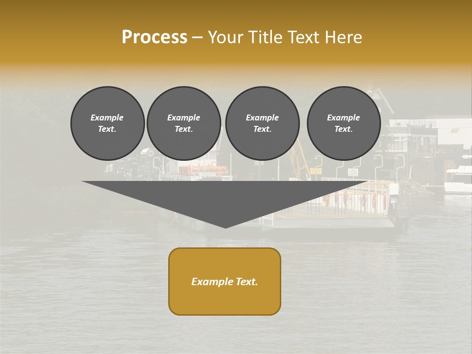 Lake Windermere Ferry, Windermere, England PowerPoint Template