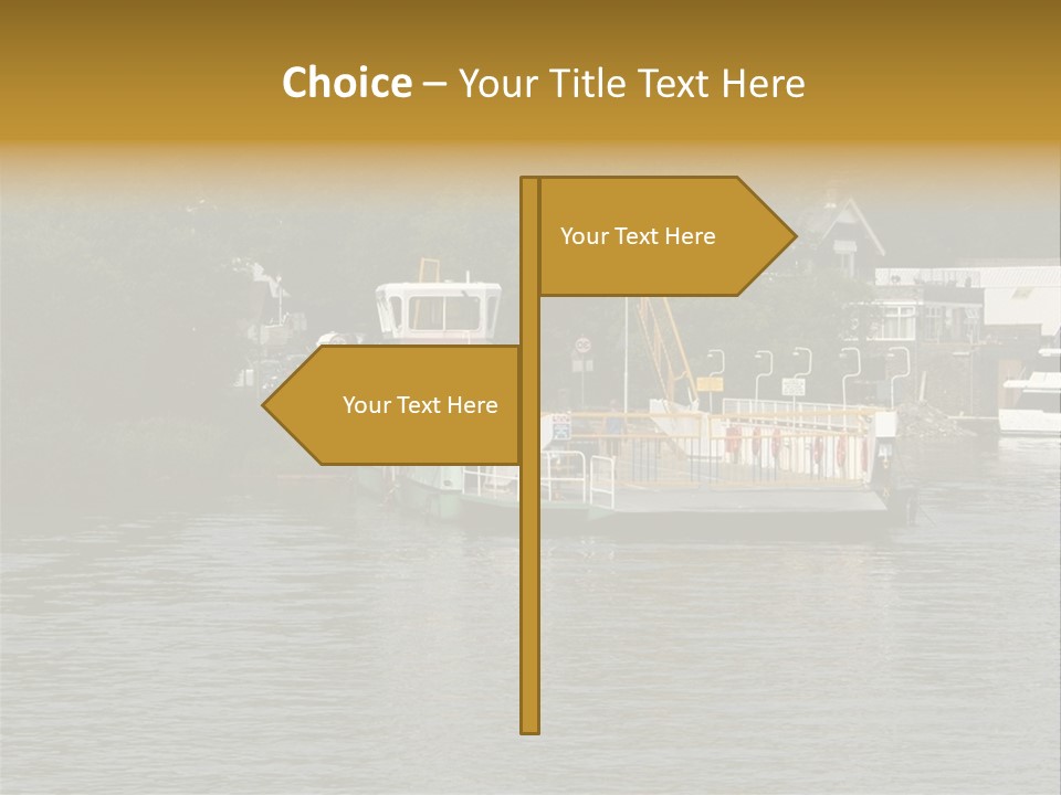 Lake Windermere Ferry, Windermere, England PowerPoint Template