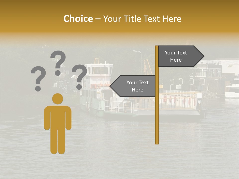 Lake Windermere Ferry, Windermere, England PowerPoint Template