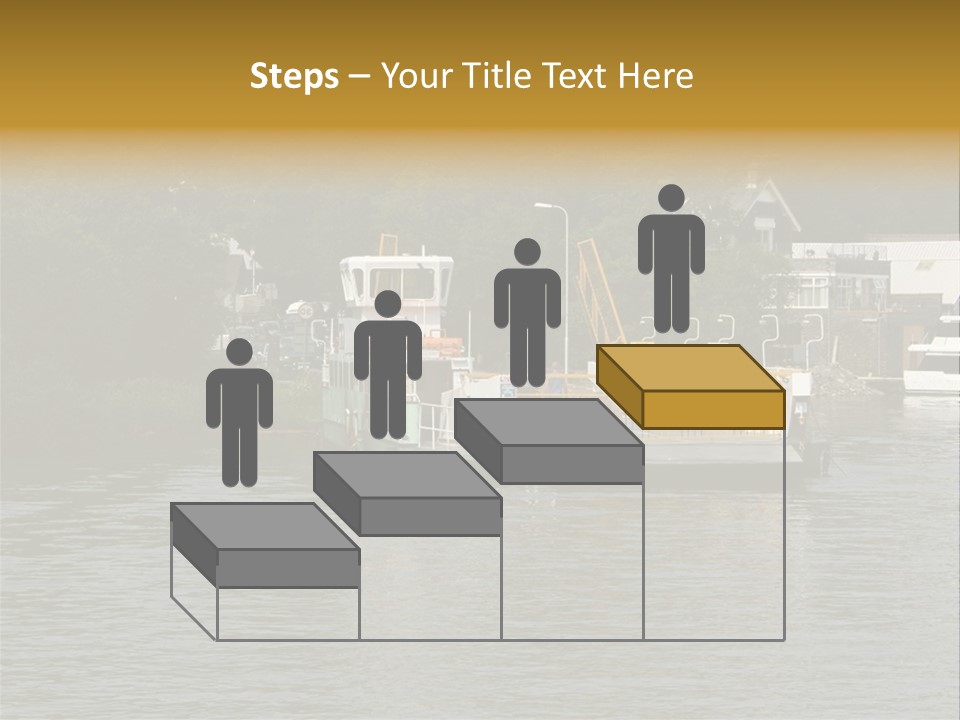 Lake Windermere Ferry, Windermere, England PowerPoint Template