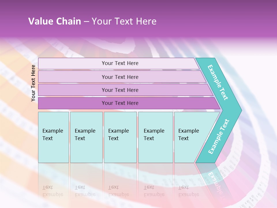 Double Exposure: Bald Eagle In The Foreground With The American Flag Blurred In The Background. PowerPoint Template