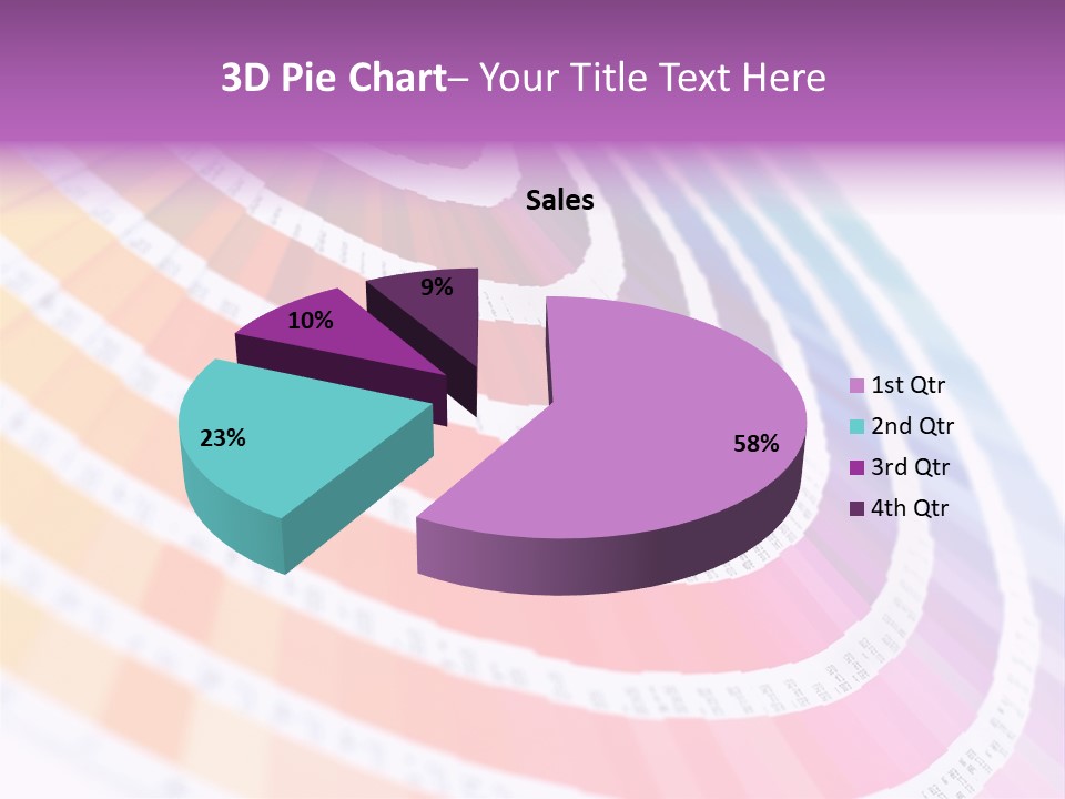 Double Exposure: Bald Eagle In The Foreground With The American Flag Blurred In The Background. PowerPoint Template