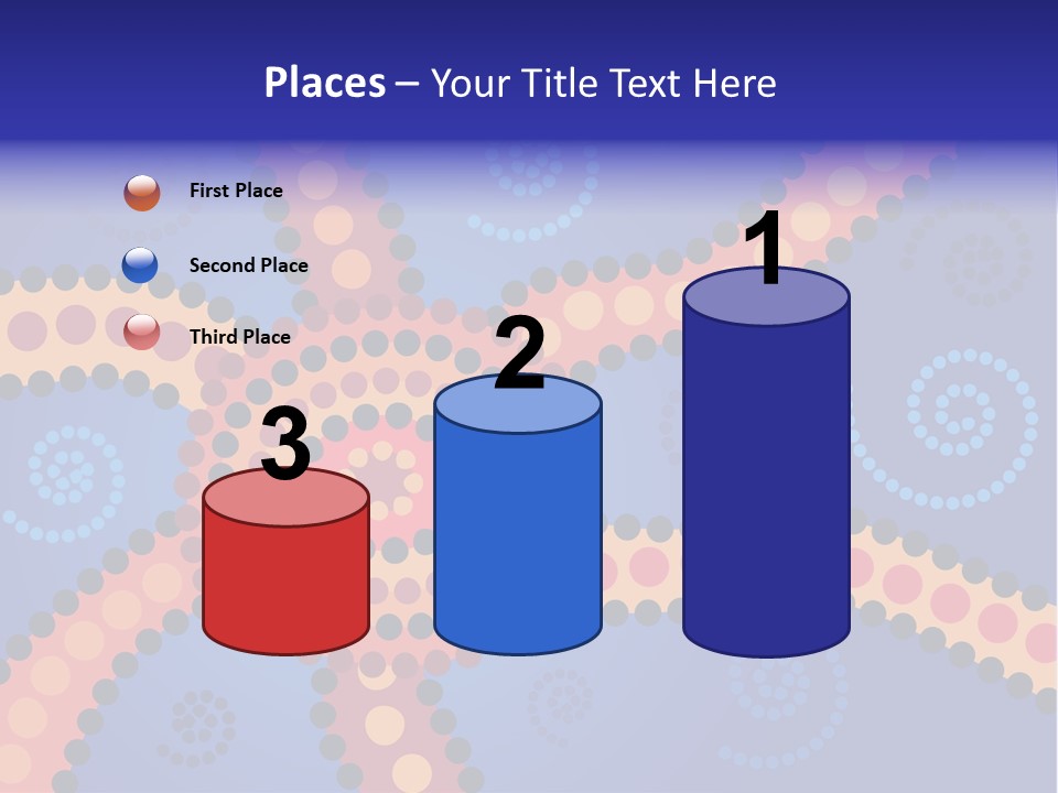 Jpeg Background Image Of Aboriginal Style Dot Art. PowerPoint Template