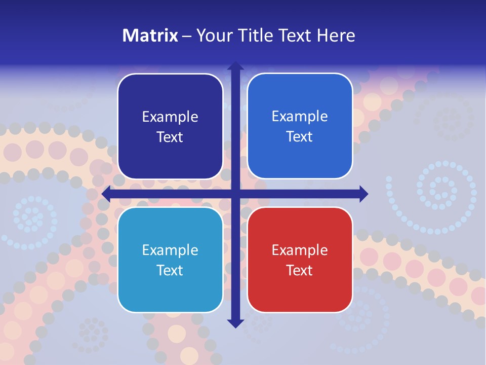 Jpeg Background Image Of Aboriginal Style Dot Art. PowerPoint Template