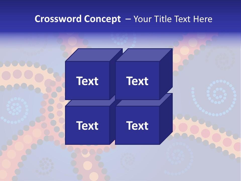 Jpeg Background Image Of Aboriginal Style Dot Art. PowerPoint Template