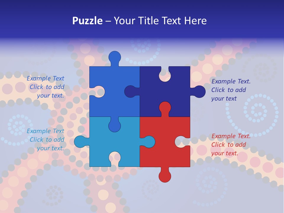 Jpeg Background Image Of Aboriginal Style Dot Art. PowerPoint Template