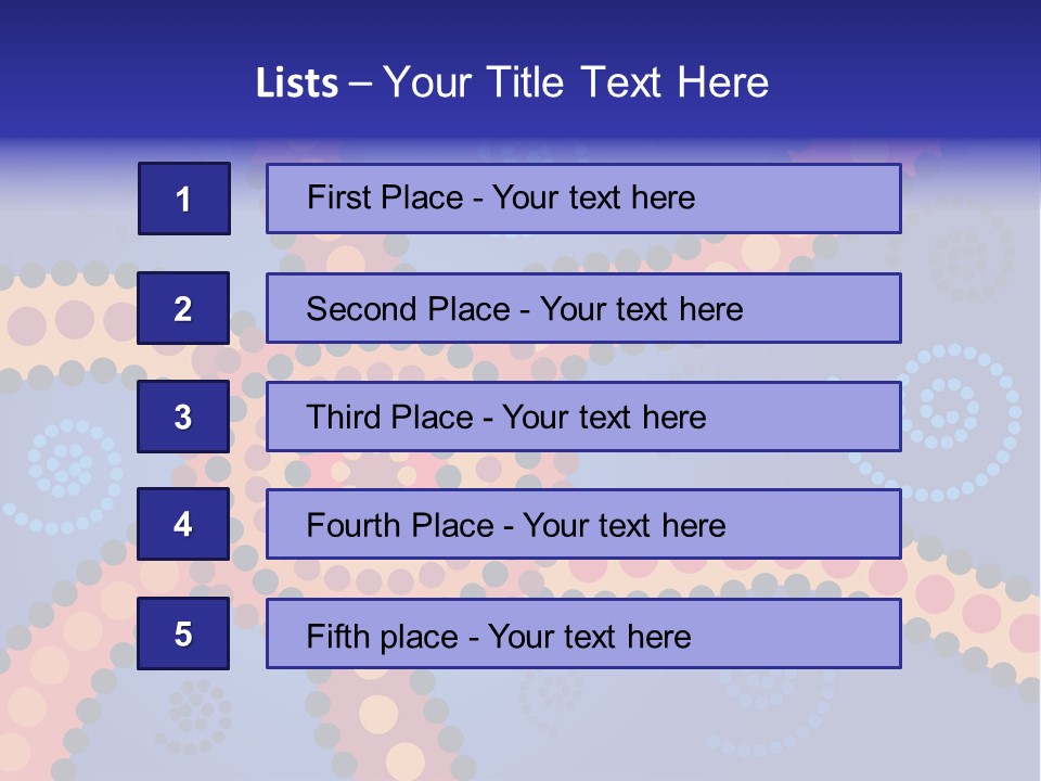 Jpeg Background Image Of Aboriginal Style Dot Art. PowerPoint Template