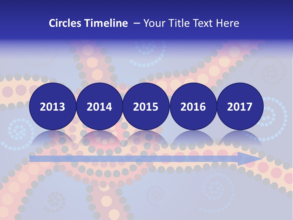 Jpeg Background Image Of Aboriginal Style Dot Art. PowerPoint Template