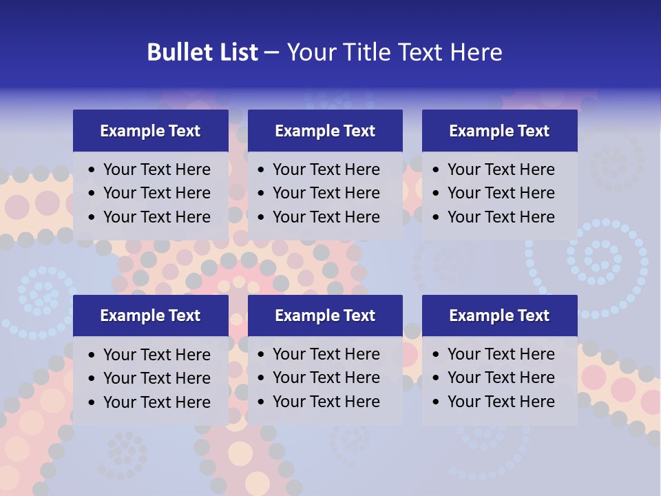 Jpeg Background Image Of Aboriginal Style Dot Art. PowerPoint Template