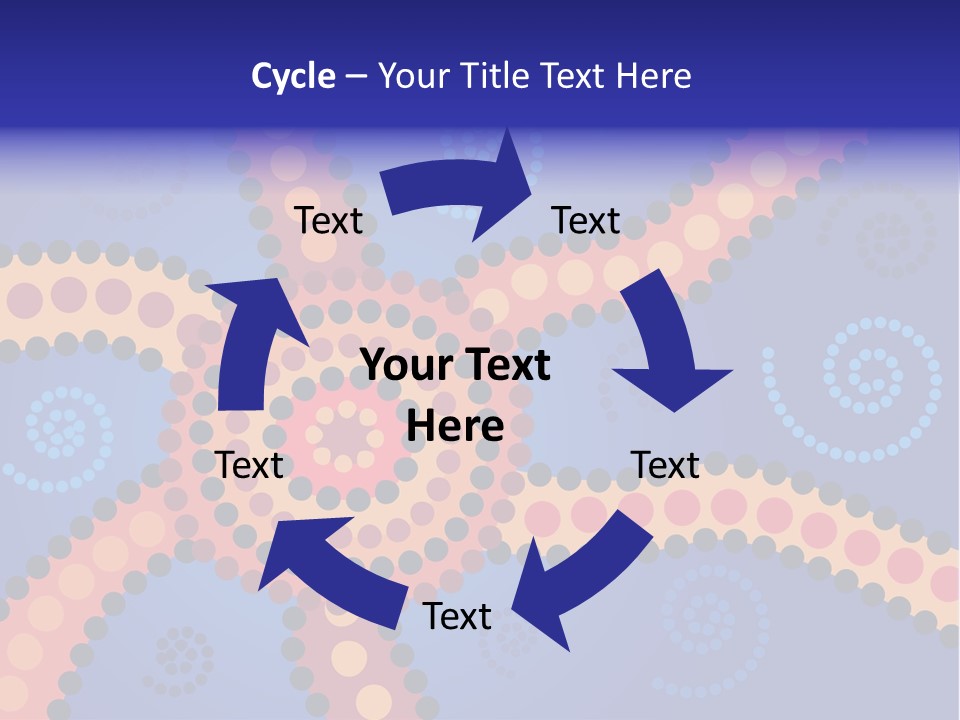Jpeg Background Image Of Aboriginal Style Dot Art. PowerPoint Template