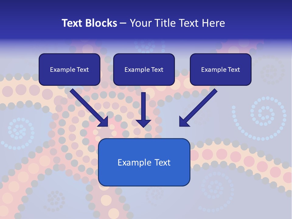 Jpeg Background Image Of Aboriginal Style Dot Art. PowerPoint Template