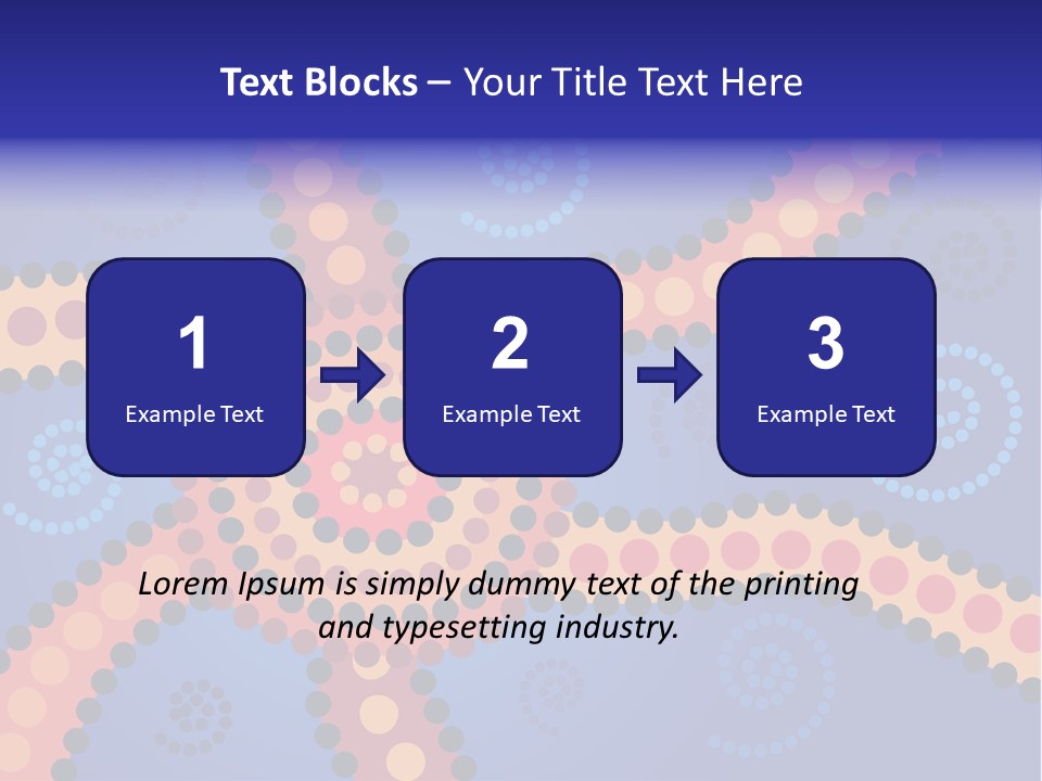 Jpeg Background Image Of Aboriginal Style Dot Art. PowerPoint Template