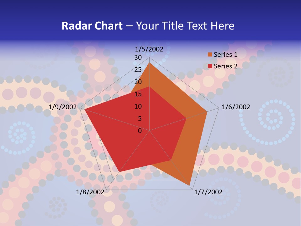 Jpeg Background Image Of Aboriginal Style Dot Art. PowerPoint Template