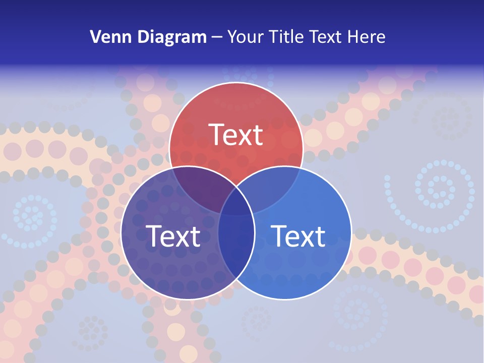 Jpeg Background Image Of Aboriginal Style Dot Art. PowerPoint Template