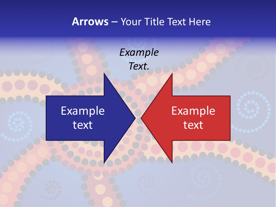 Jpeg Background Image Of Aboriginal Style Dot Art. PowerPoint Template