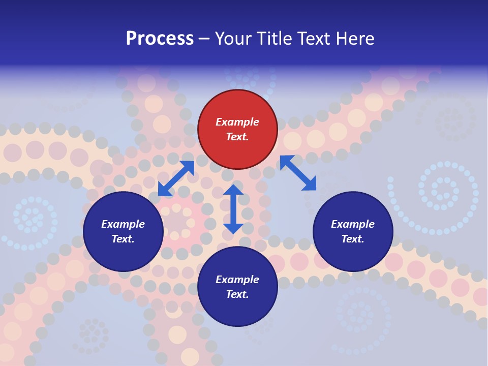 Jpeg Background Image Of Aboriginal Style Dot Art. PowerPoint Template
