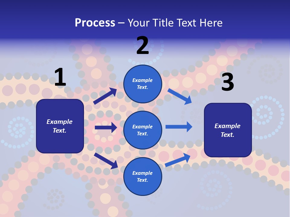 Jpeg Background Image Of Aboriginal Style Dot Art. PowerPoint Template
