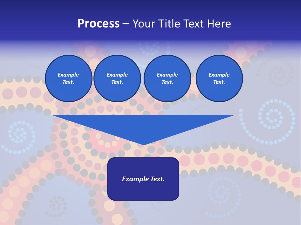 Jpeg Background Image Of Aboriginal Style Dot Art. PowerPoint Template