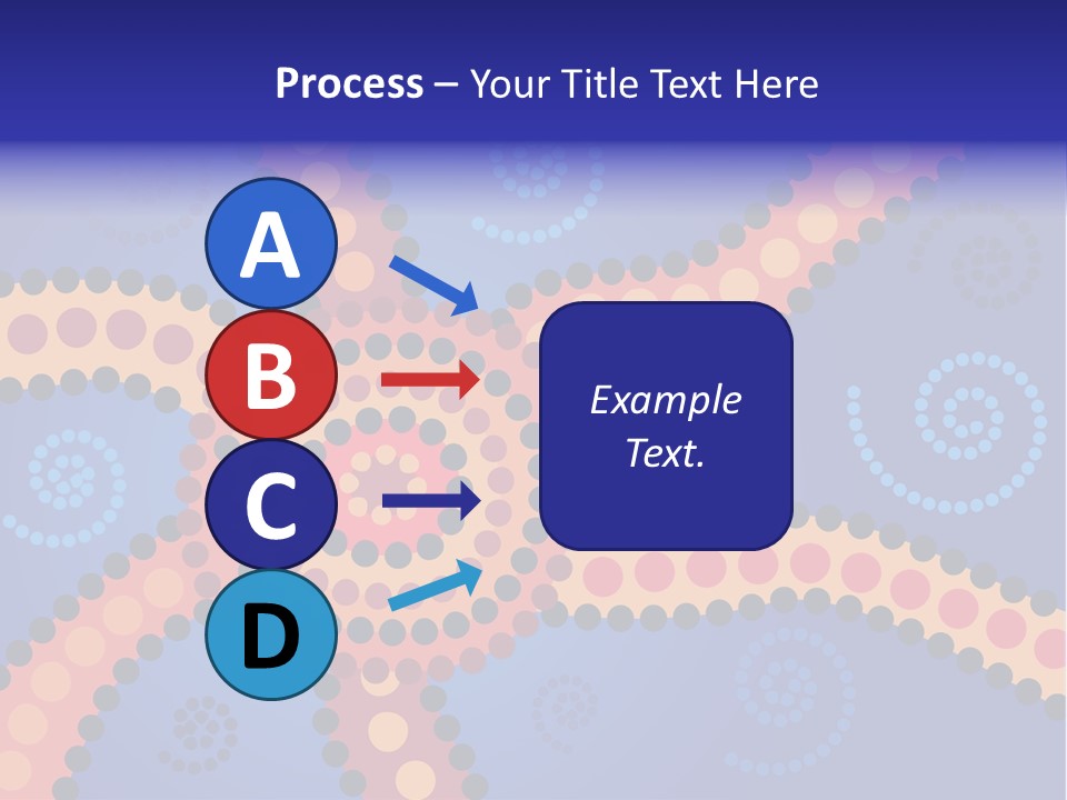 Jpeg Background Image Of Aboriginal Style Dot Art. PowerPoint Template