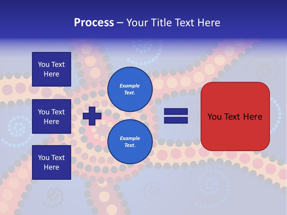 Jpeg Background Image Of Aboriginal Style Dot Art. PowerPoint Template