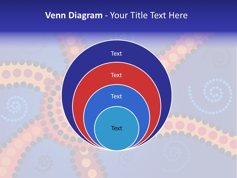 Jpeg Background Image Of Aboriginal Style Dot Art. PowerPoint Template