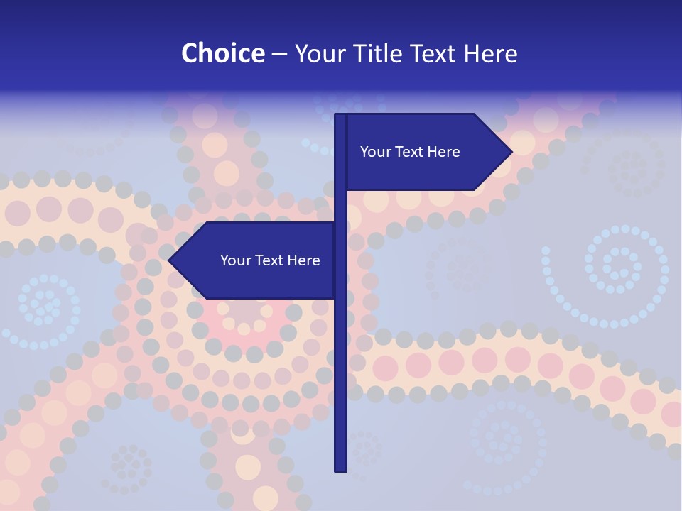 Jpeg Background Image Of Aboriginal Style Dot Art. PowerPoint Template