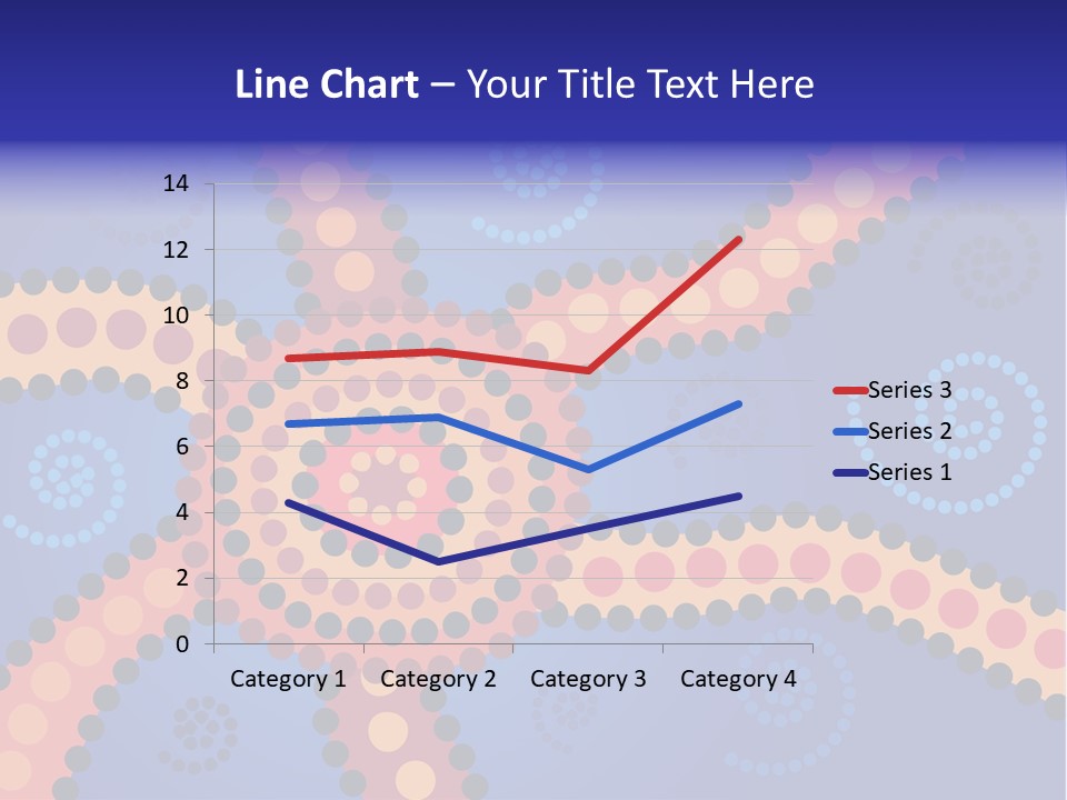 Jpeg Background Image Of Aboriginal Style Dot Art. PowerPoint Template