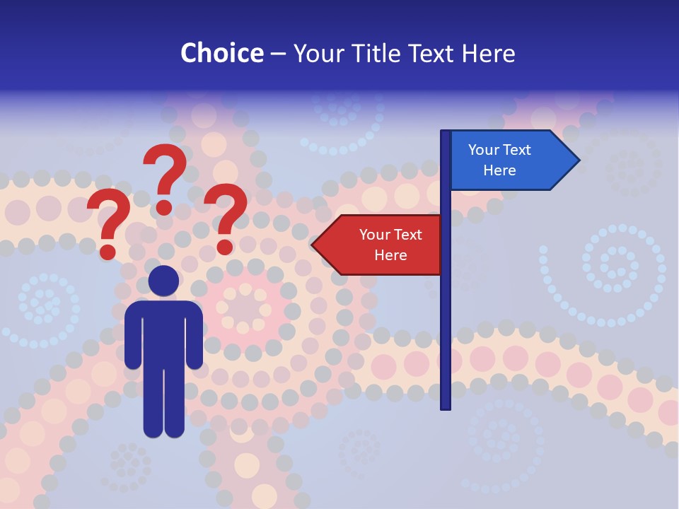 Jpeg Background Image Of Aboriginal Style Dot Art. PowerPoint Template