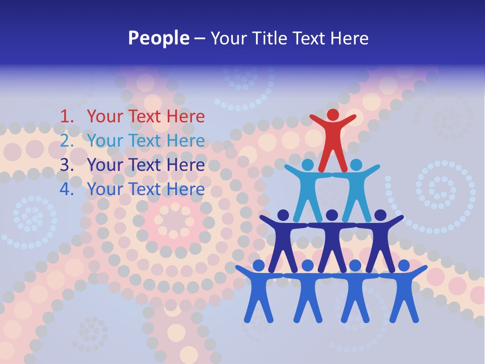 Jpeg Background Image Of Aboriginal Style Dot Art. PowerPoint Template