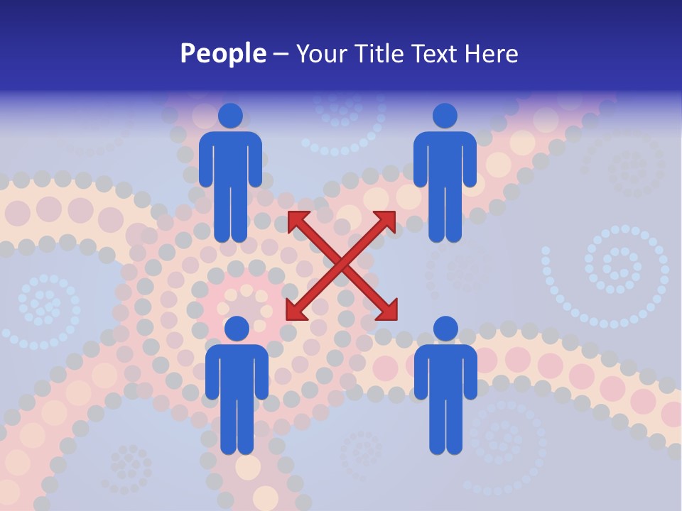 Jpeg Background Image Of Aboriginal Style Dot Art. PowerPoint Template