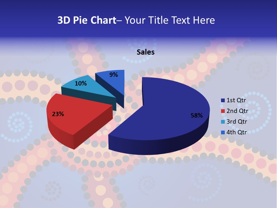 Jpeg Background Image Of Aboriginal Style Dot Art. PowerPoint Template