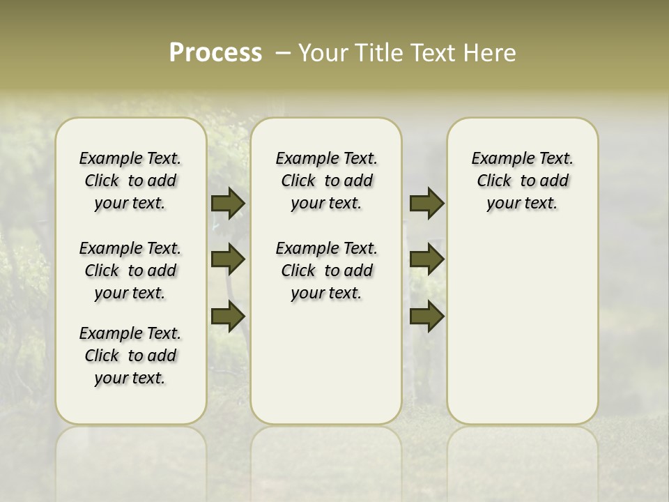 Closeup View Of A Grape Vine PowerPoint Template