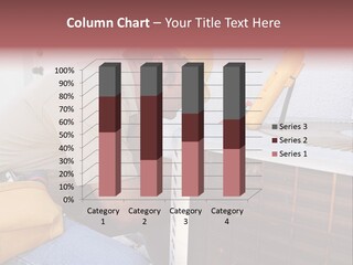 An Air Conditioning Repairman Working On A Compressor Unit. PowerPoint Template